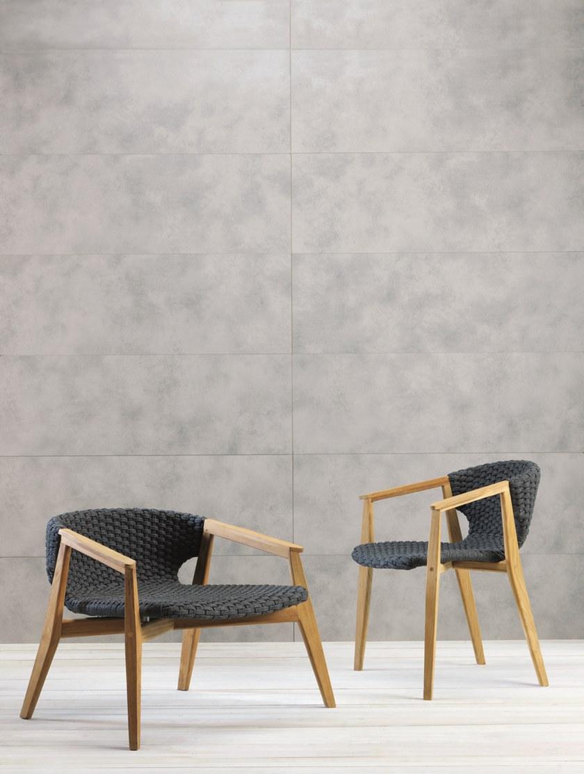 Ethimo Садовый стул из синтетической ткани с подлокотниками Knit Knitsb01 - Вид №13