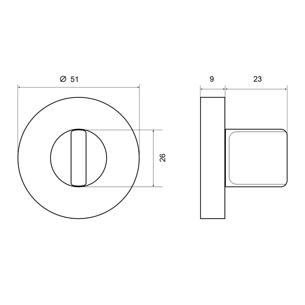 Накладка фиксатор Palladium Y BK цвет хром STLM-2116114 - Вид №4