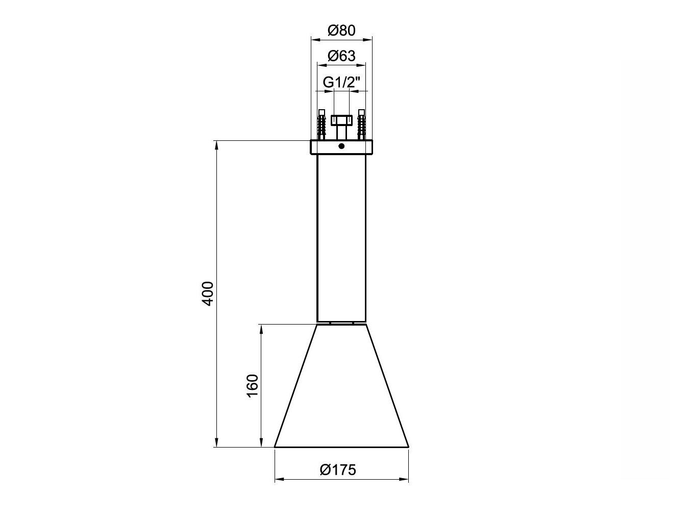 Смеситель для душа из нержавеющей стали JEE-O конус ARCH-00022534 - Вид №2