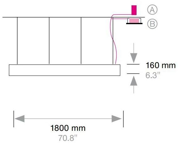 Sattler Светодиодная подвесная лампа из акрилового стекла с системой RGB Cern sun-id-1479896 - Вид №6