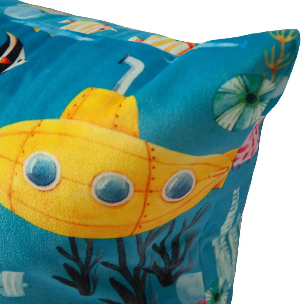 Декоративная подушка Seasons Рыбы 40x40 см цвет голубой STLM-2112350 - Вид №2