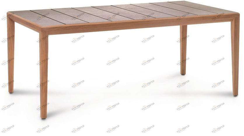 RODA Прямоугольный садовый стол из керамогранита Teka sun-id-1366329