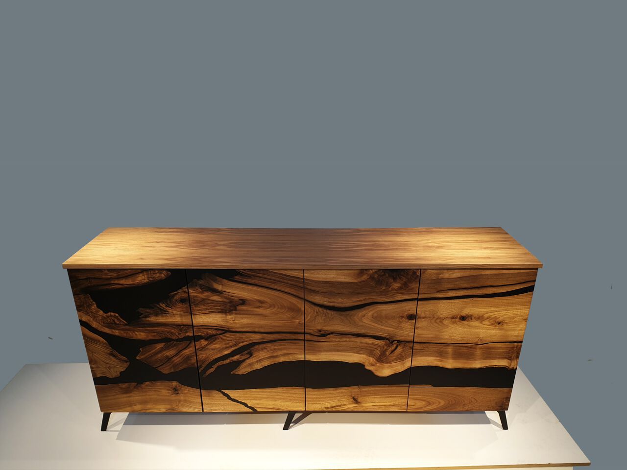 Шкаф из орехового дерева и смолы с распашными дверями Legnor LEG2408746 / LEG2408755 / LEG2408753 ARCH-00026945 - Вид №3