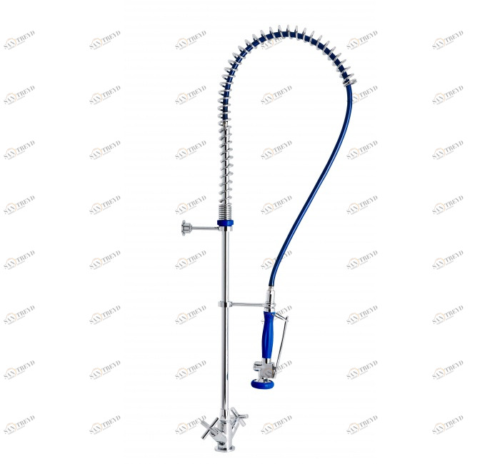 GENEBRE 1714 04 Колонна предварительного ополаскивания со смесителем для раковины 