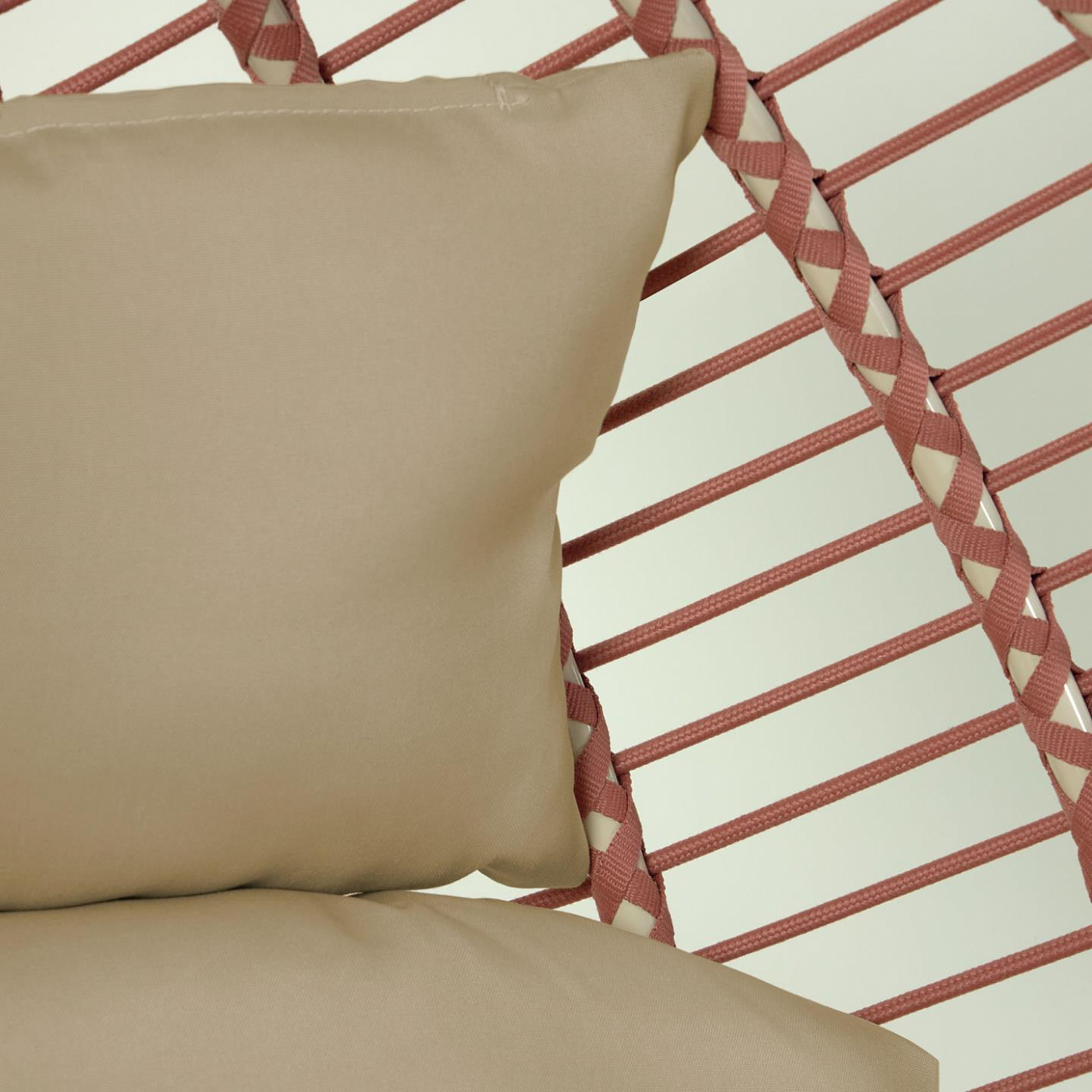 097621 Подвесное кресло с розовым плетением La Forma Elianis  - Вид №1