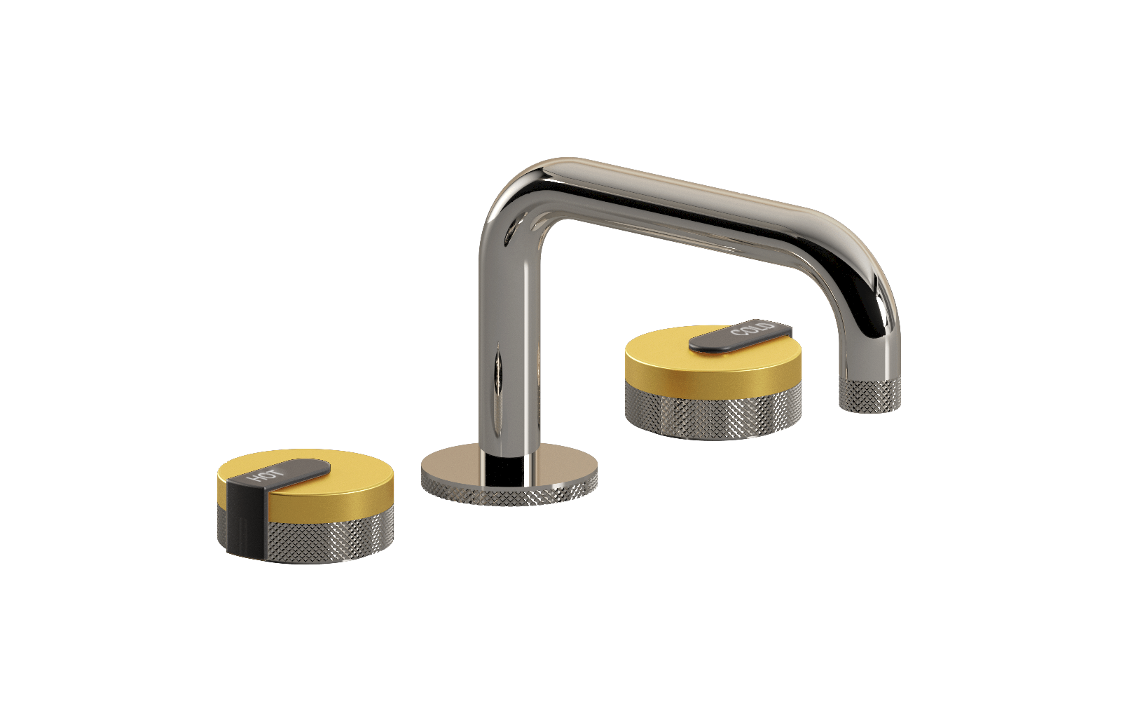 E-11510-R1BAU-L1GM-PN Смеситель для умывальника на 3 отвертия GRAFF MOD+