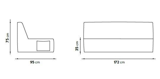 2-местный тканевый садовый диван GART Smurfone ARCH-00105097 - Вид №5