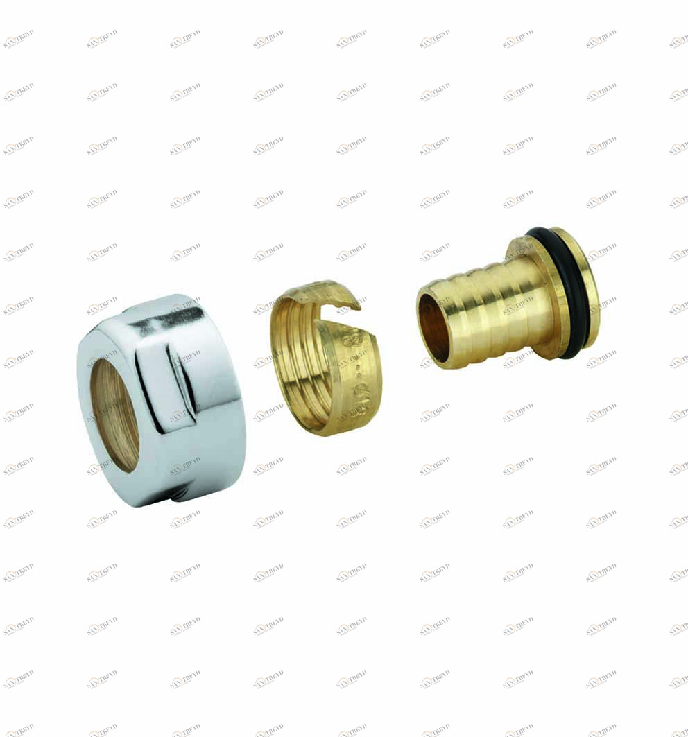 Carlo Poletti A58602R Переходник для многослойной трубы, гайка шестигранная 