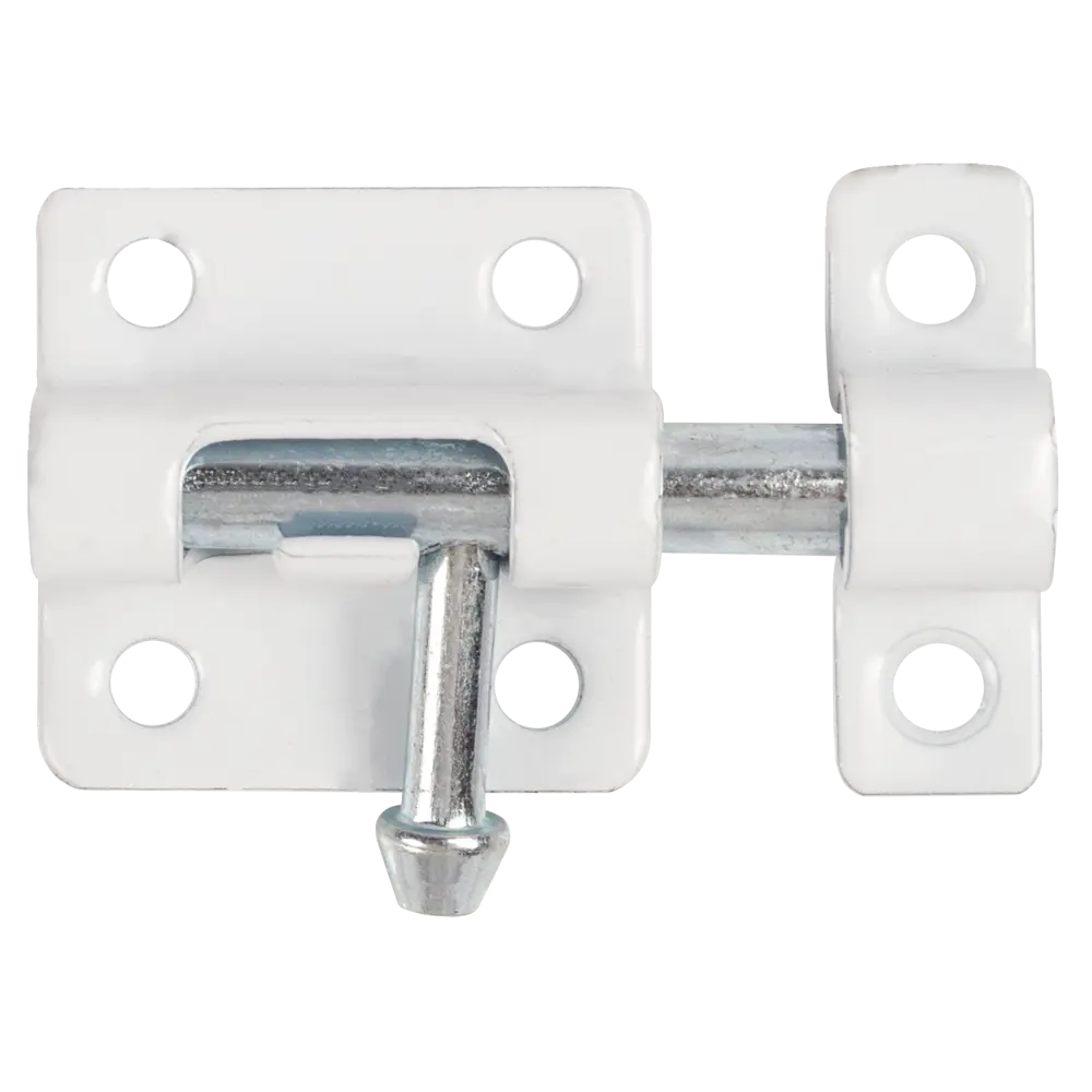 Шпингалет Ajax ЗТ-4 сталь цвет белый STLM-2134178