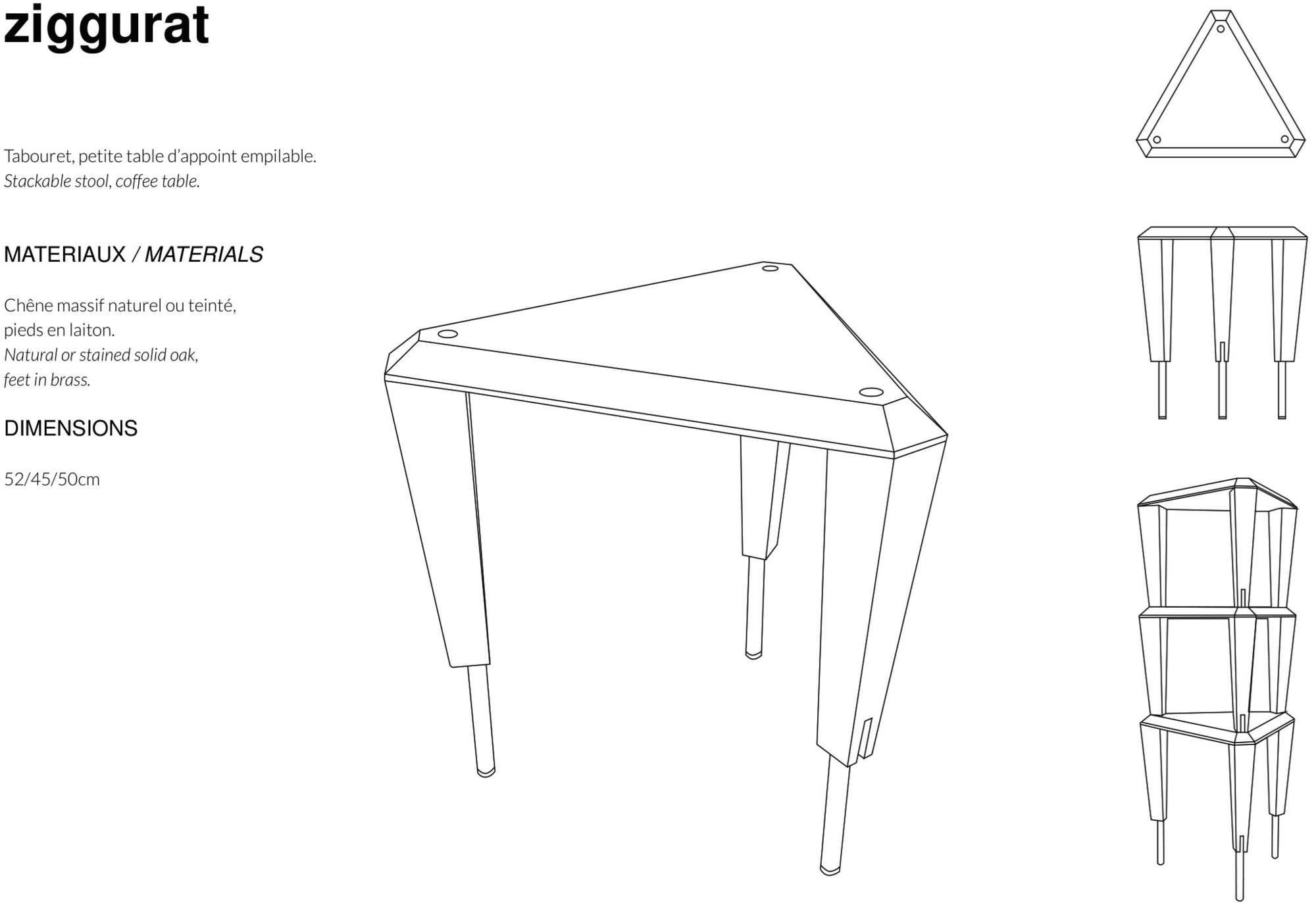 smarin Табурет / журнальный столик из дерева sun-id-1500422 - Вид №9