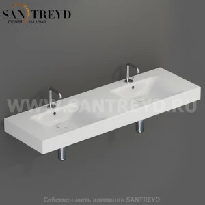 353630 Подвесная раковина настенная прямоугольная Kerasan Tribeca