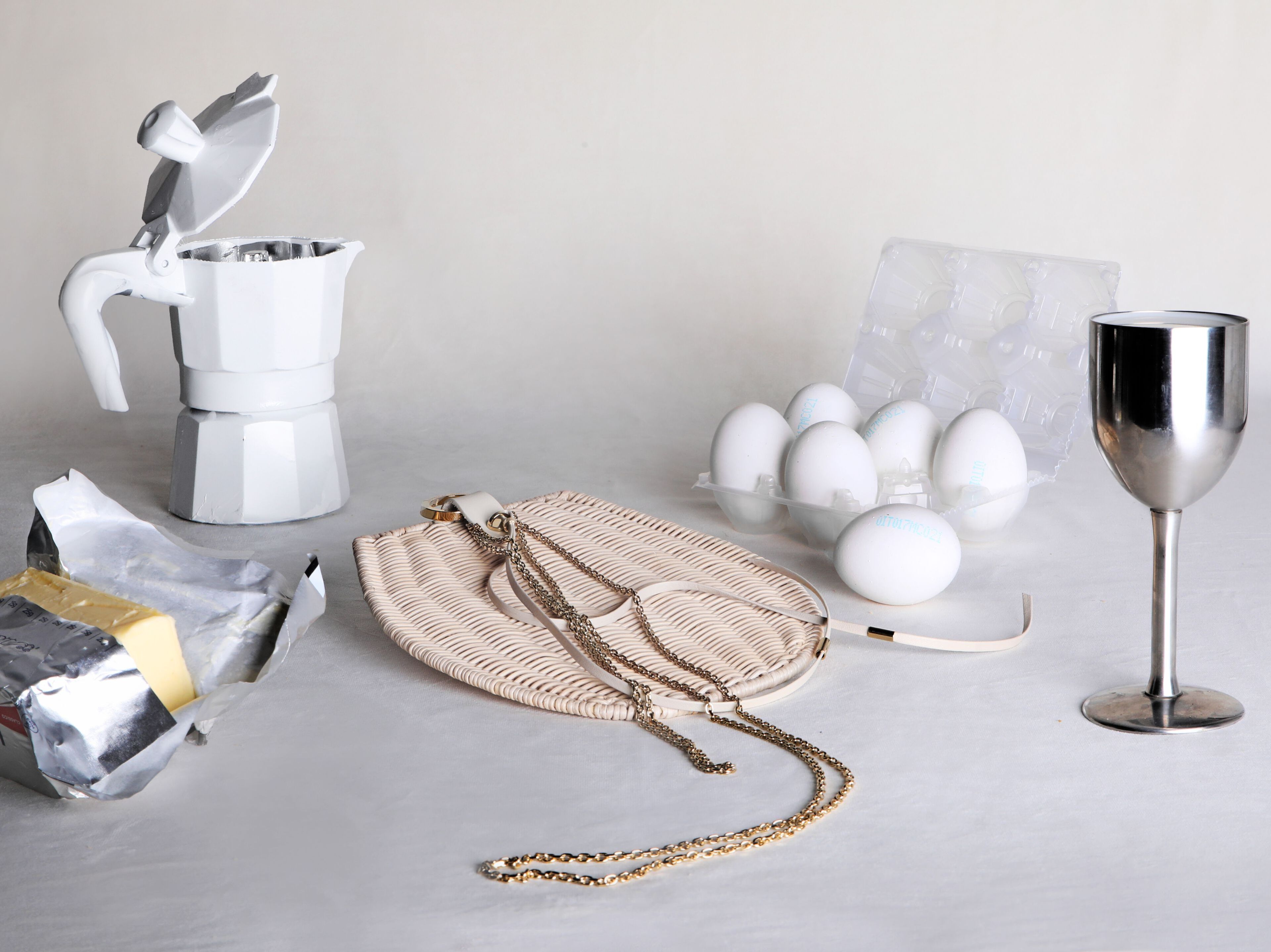 Веер из медуллина Bottega Intreccio GIGÌ ARCH-00150449 - Вид №6