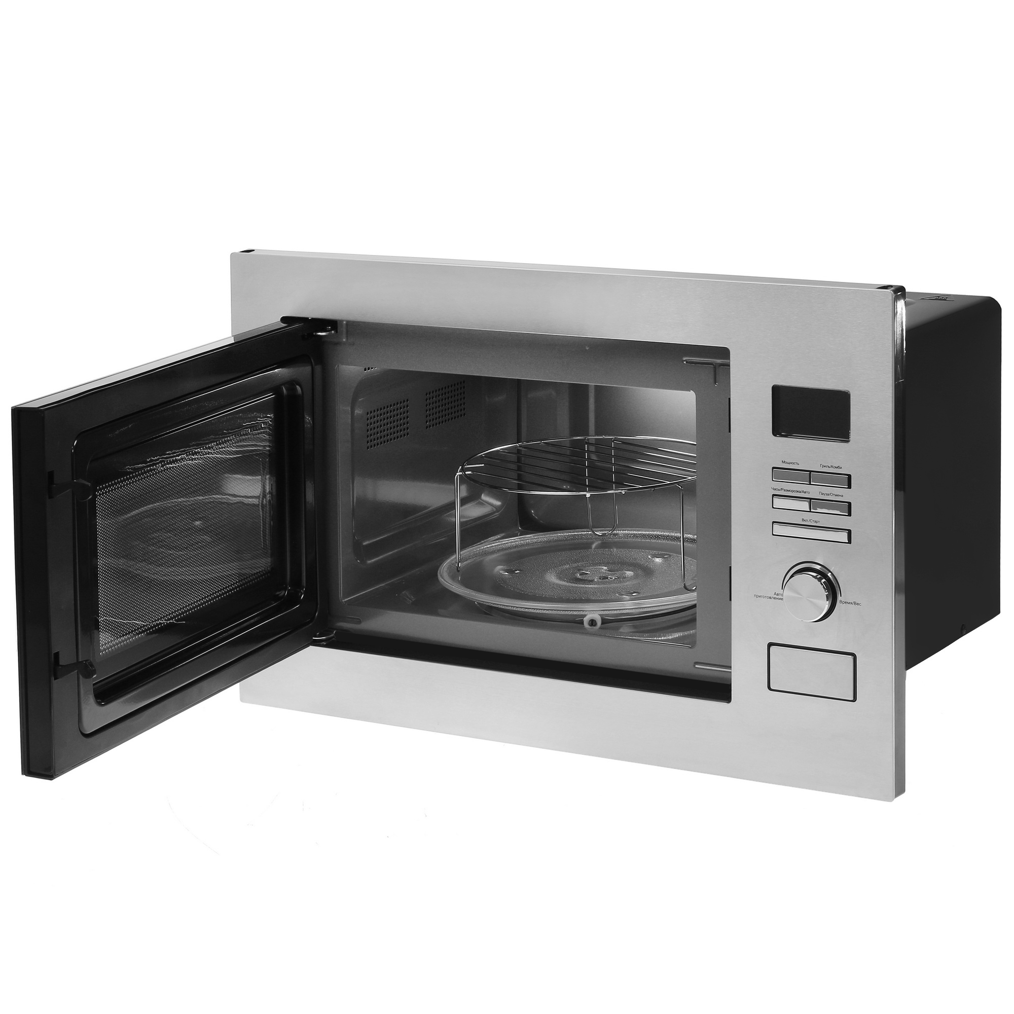 4774597 Встраиваемая микроволновая печь DEXP BLD25SS серебристый STDN-0072885 - Вид №4