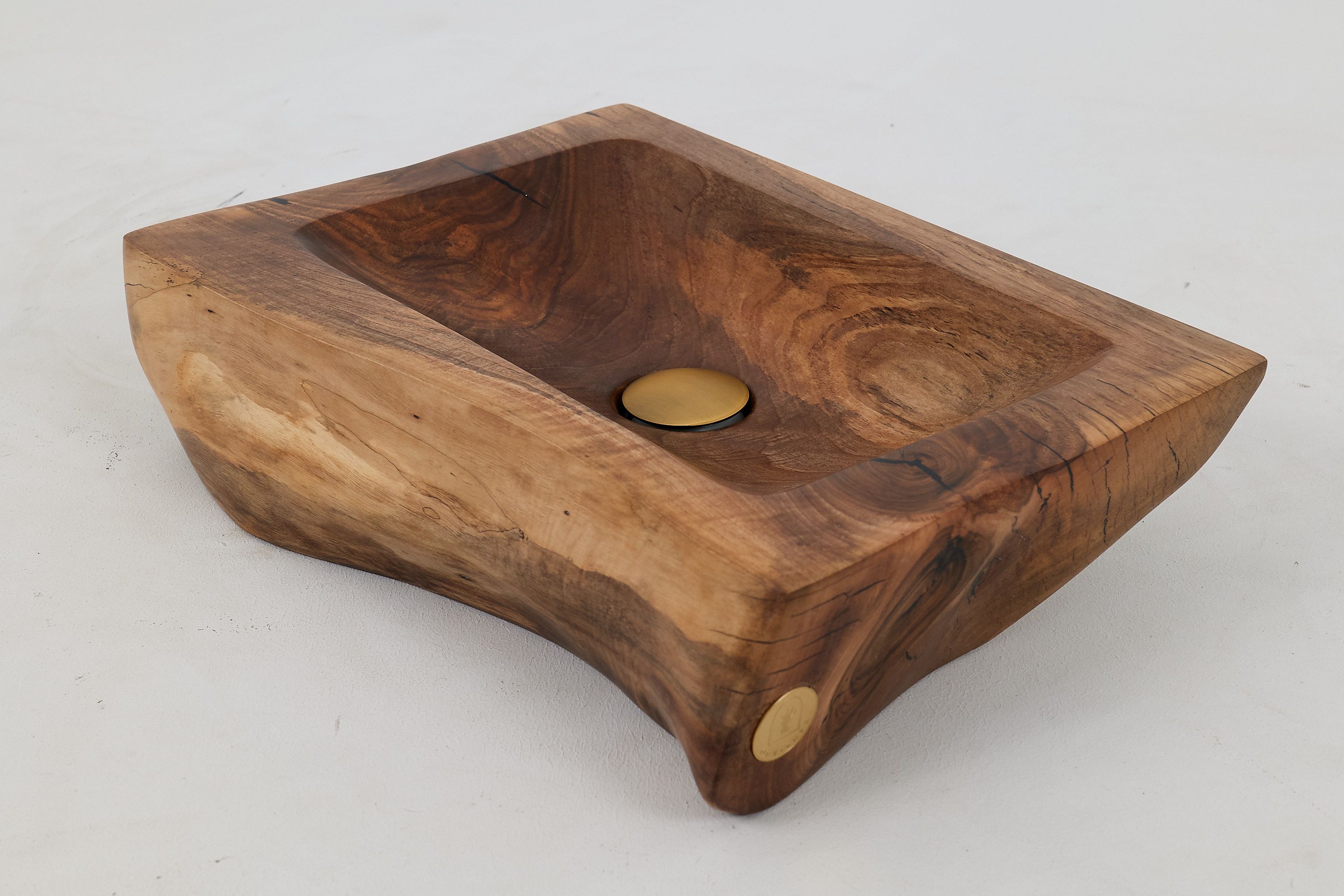 Твердая деревянная раковина / умывальник Logniture Banik ARCH-00028830 - Вид №2