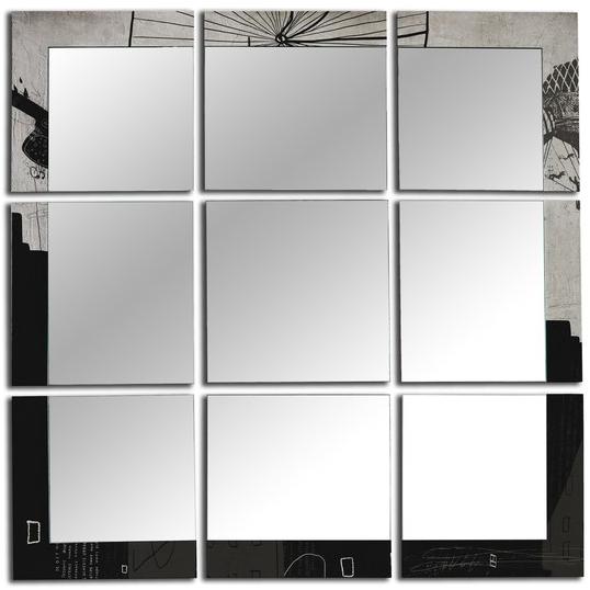 MOMENTI Модульное зеркало из алюминия Crazy home furniture sun-id-1447656 - Вид №3