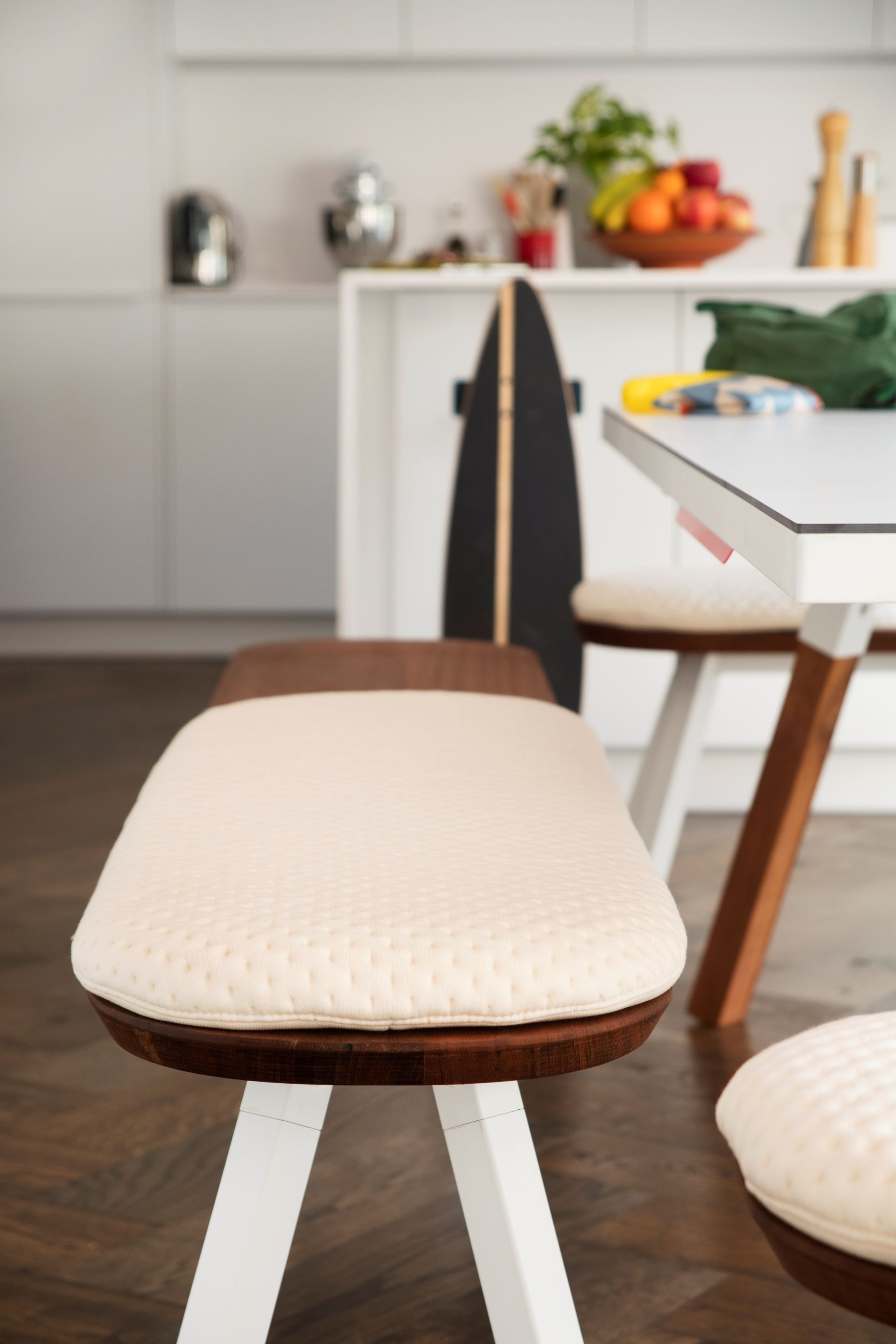 Садовая скамейка Iroko и окрашенная стальная основа RS Barcelona YOU AND ME ARCH-00089048 - Вид №11