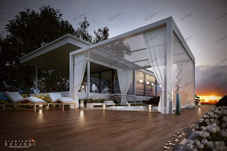 DIRELLO Самонесущая пергола из алюминия sun-id-1393865