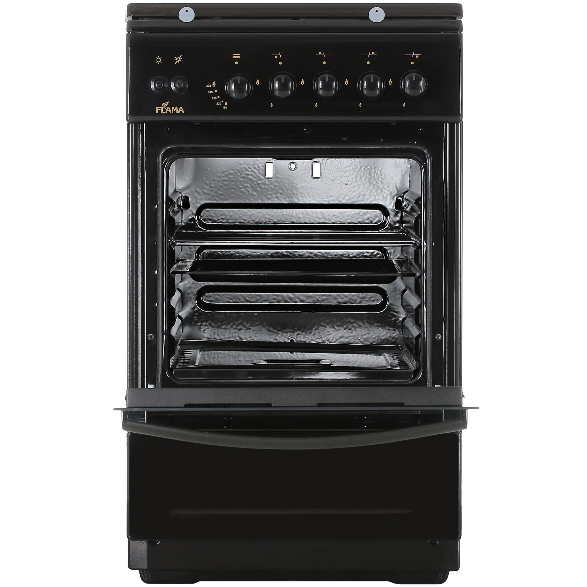 9973708 Газовая плита Flama LFG 24244 В коричневый Flama group STDN-0057788 - Вид №6