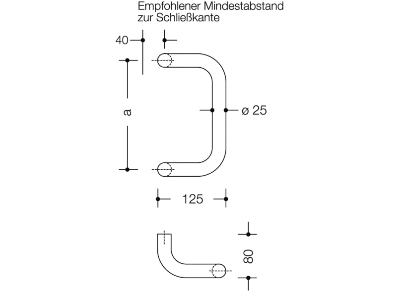111XA.2530G4 Справиться HEWI Beschläge für Außentüren  - Вид №1