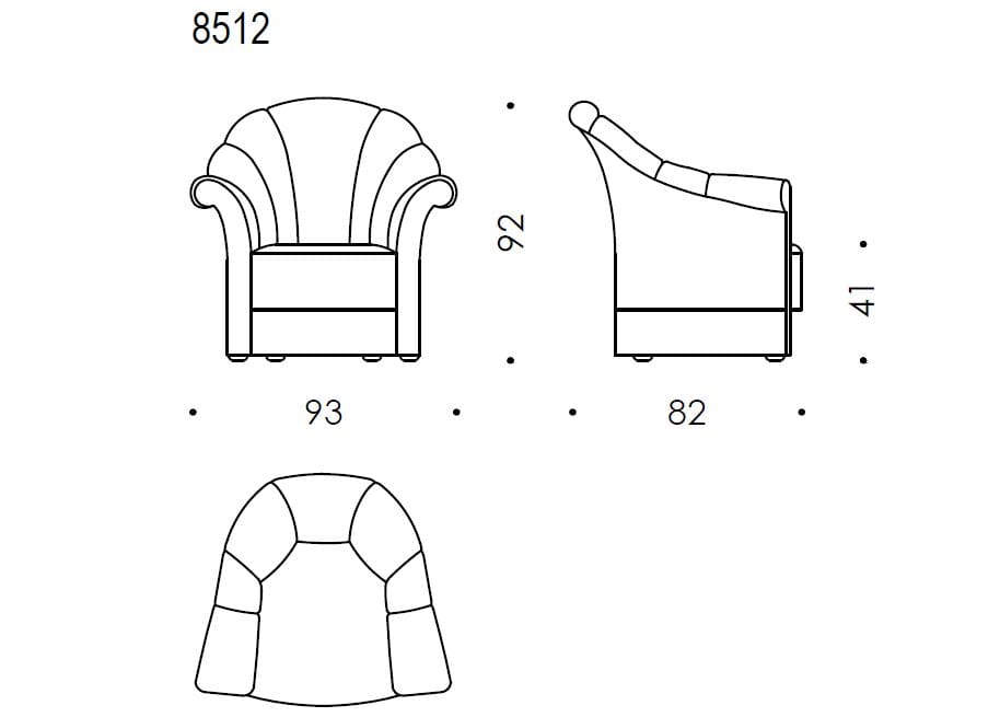 Тканевое кресло Wittmann Haus Koller ARCH-00149043 - Вид №2