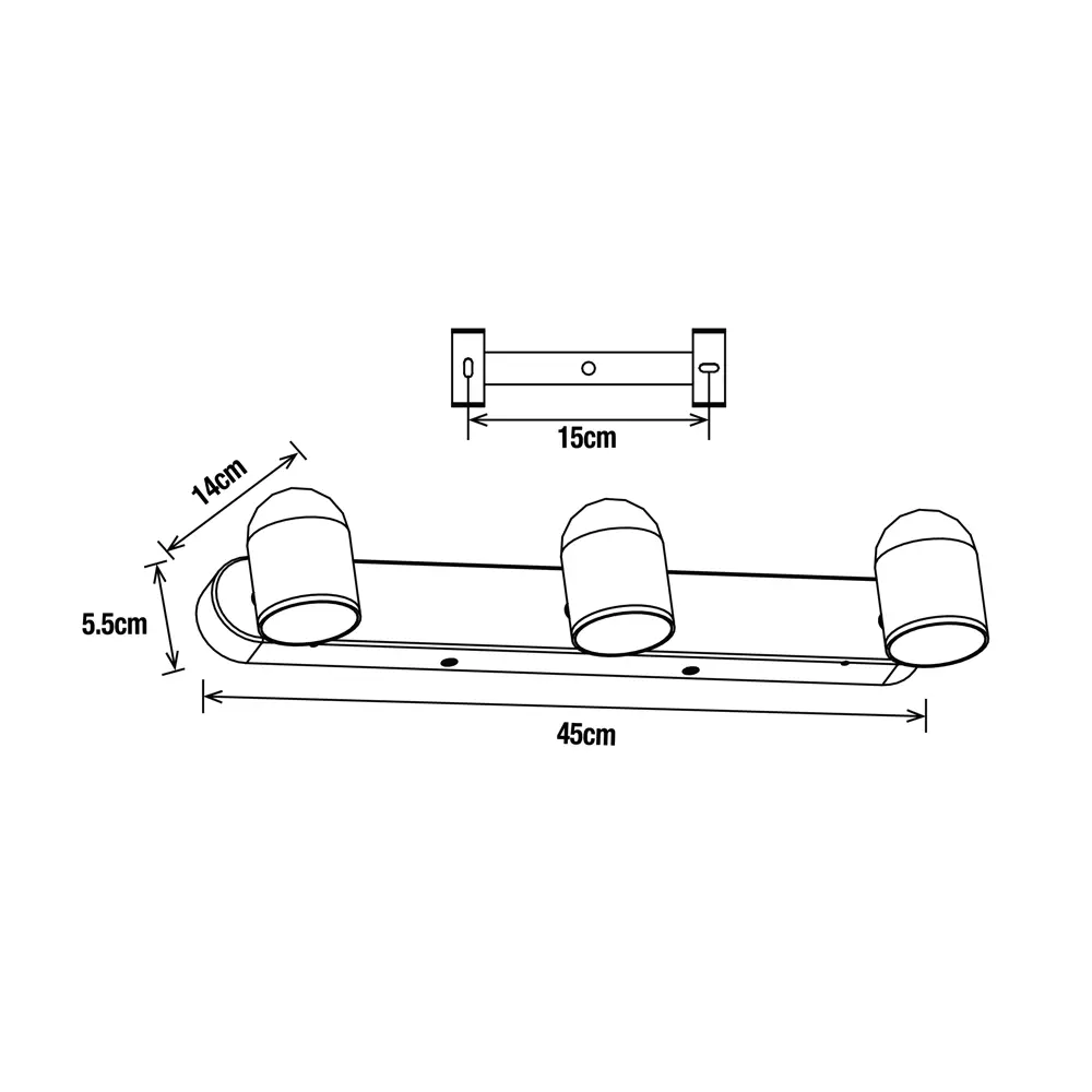 INSPIRE Doli - влагозащищенный поворотный спот с 3 лампами GU10 82666404 STLM-0033321 - Вид №5
