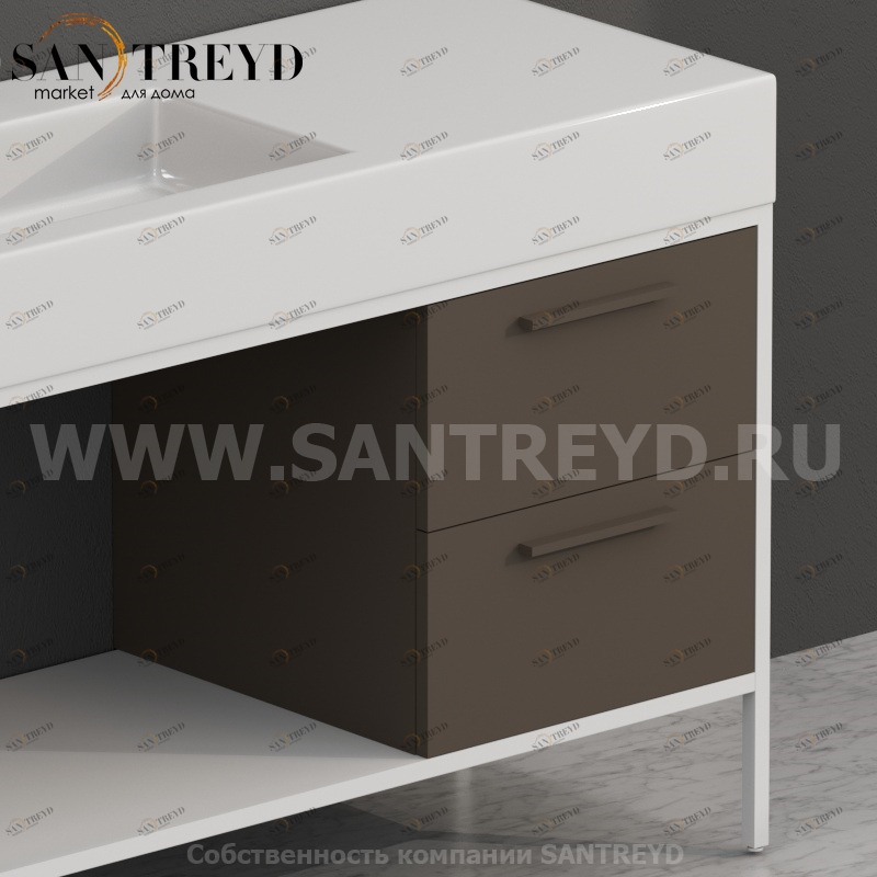 S04548CS2 Тумба с 2 ящиками Globo Ceramica Globo INCANTHO