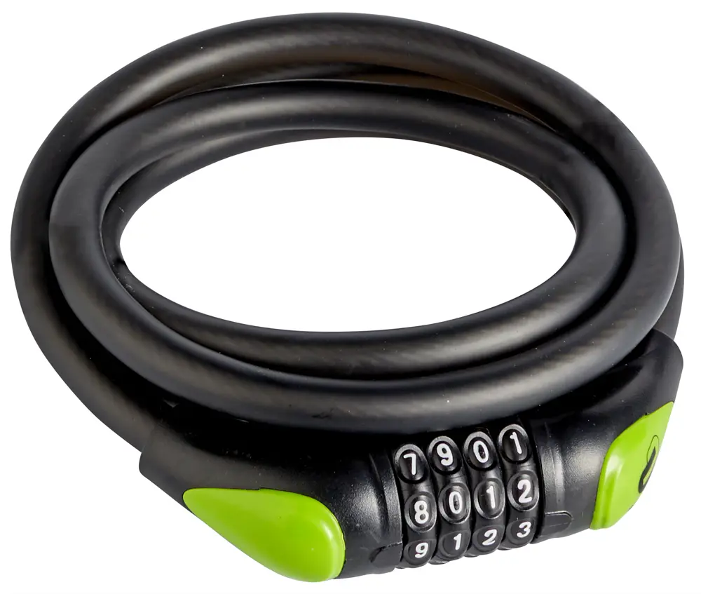 Кодовый велосипедный замок Standers со стальным тросом 1.6 м 82247317