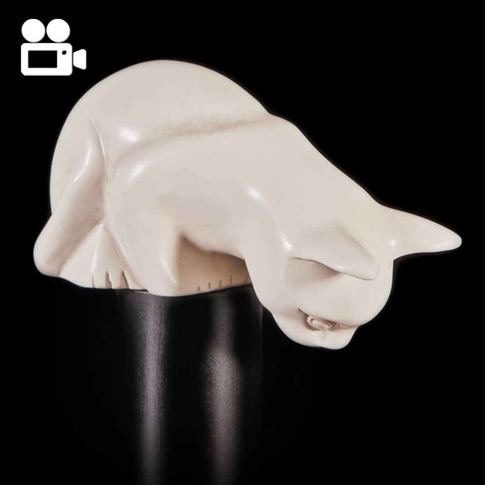 22060 Статуэтка Кошка на полку Айвори BOGACHO 4627138195246