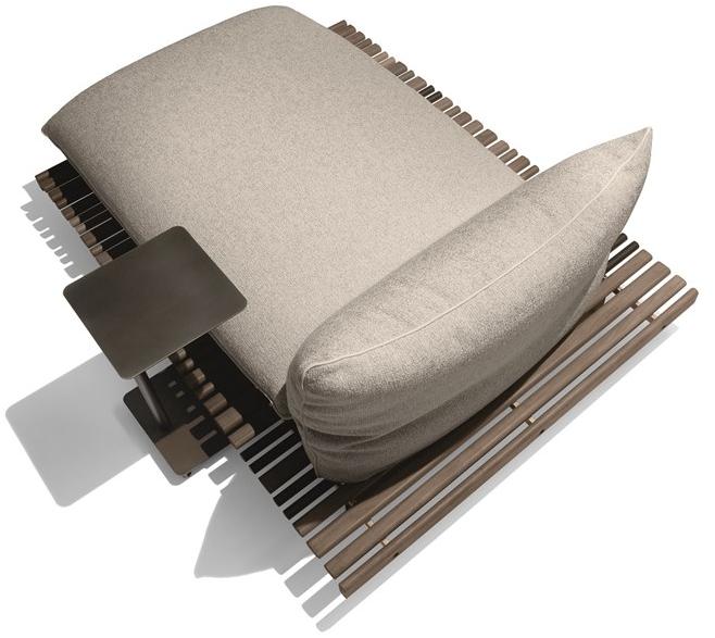 Giorgetti Садовый шезлонг Afrormosia Apsara sun-id-1452693 - Вид №2