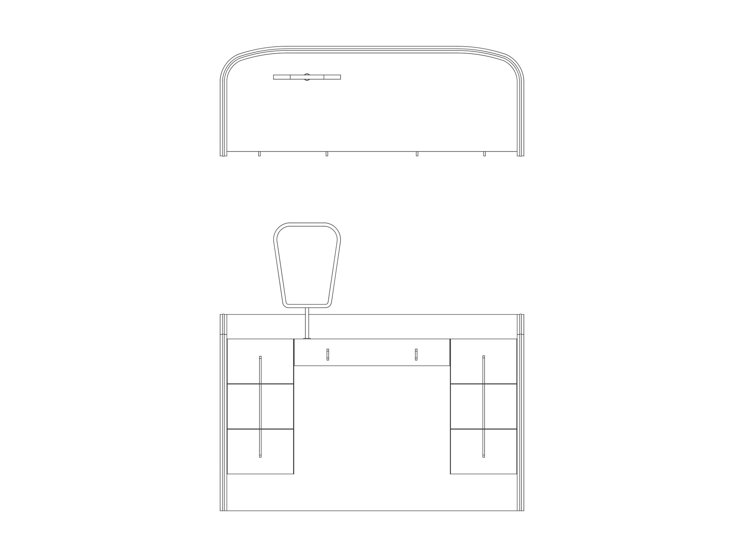 Деревянный туалетный столик Casa Magna CORALINA ARCH-00056440 - Вид №1