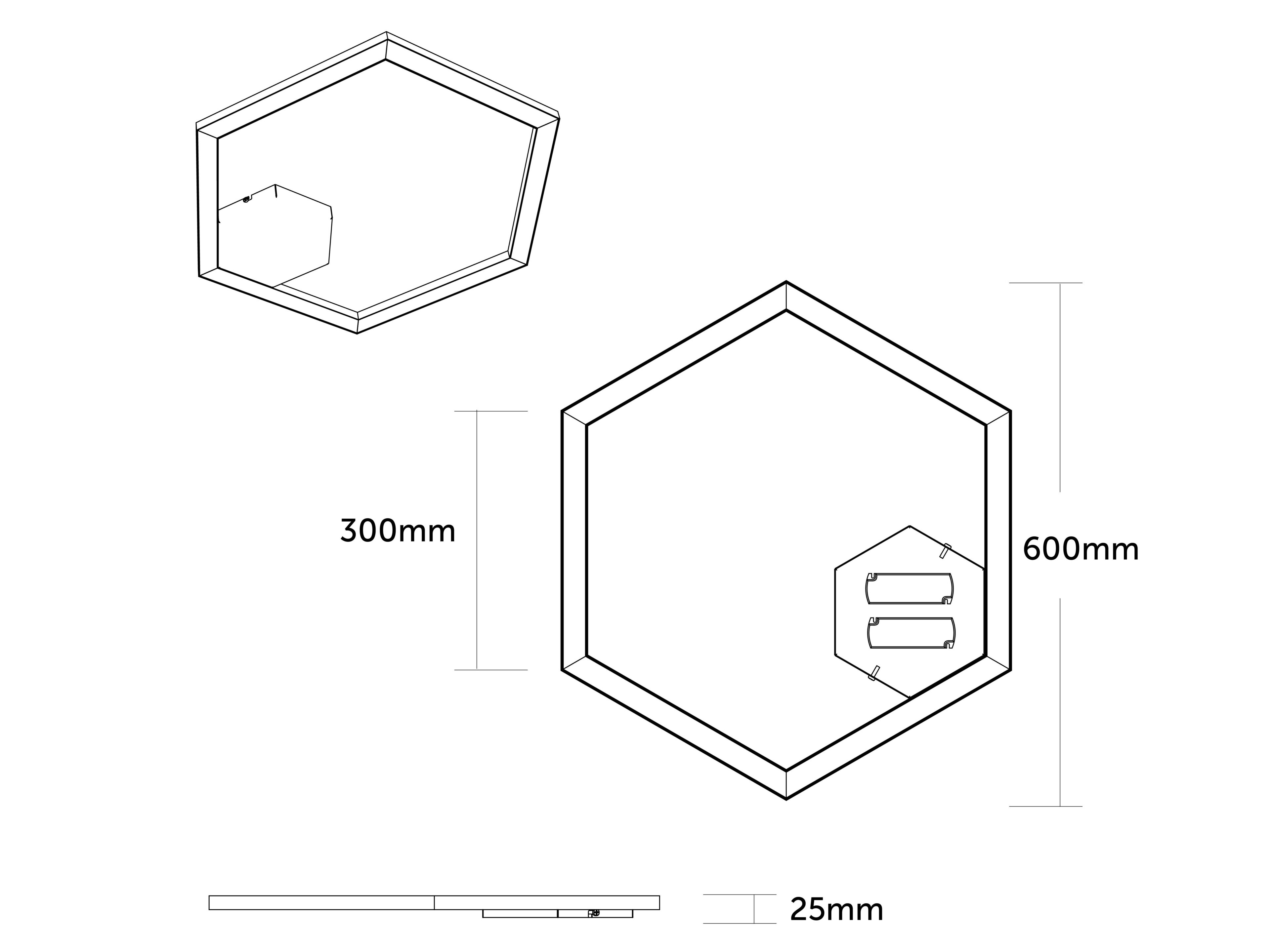 Светодиодный потолочный светильник WayPoint шестиугольник ARCH-00036032 - Вид №37