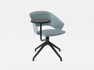 Стул из полипропилена с поворотным планшетом