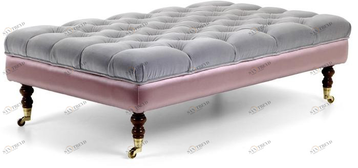 Domingo Salotti Пуф / подставка для ног из кожи Pouf capitonnè sun-id-1480082