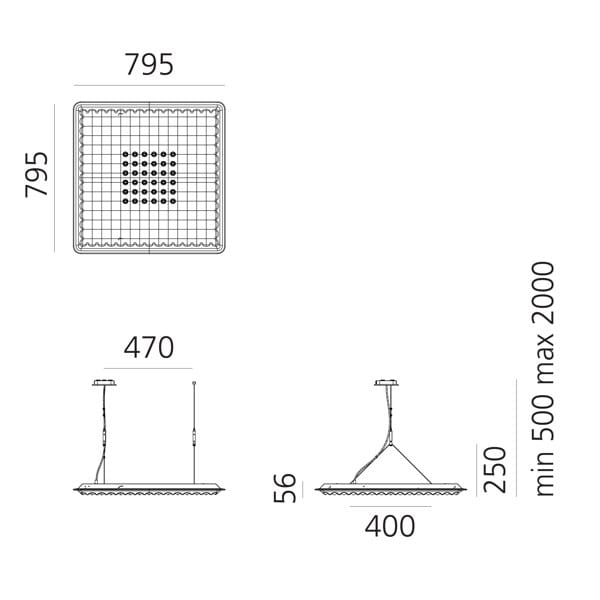 Акустическая подвесная панель / тканевая подвесная лампа Artemide Eggboard ARCH-00091720 - Вид №19