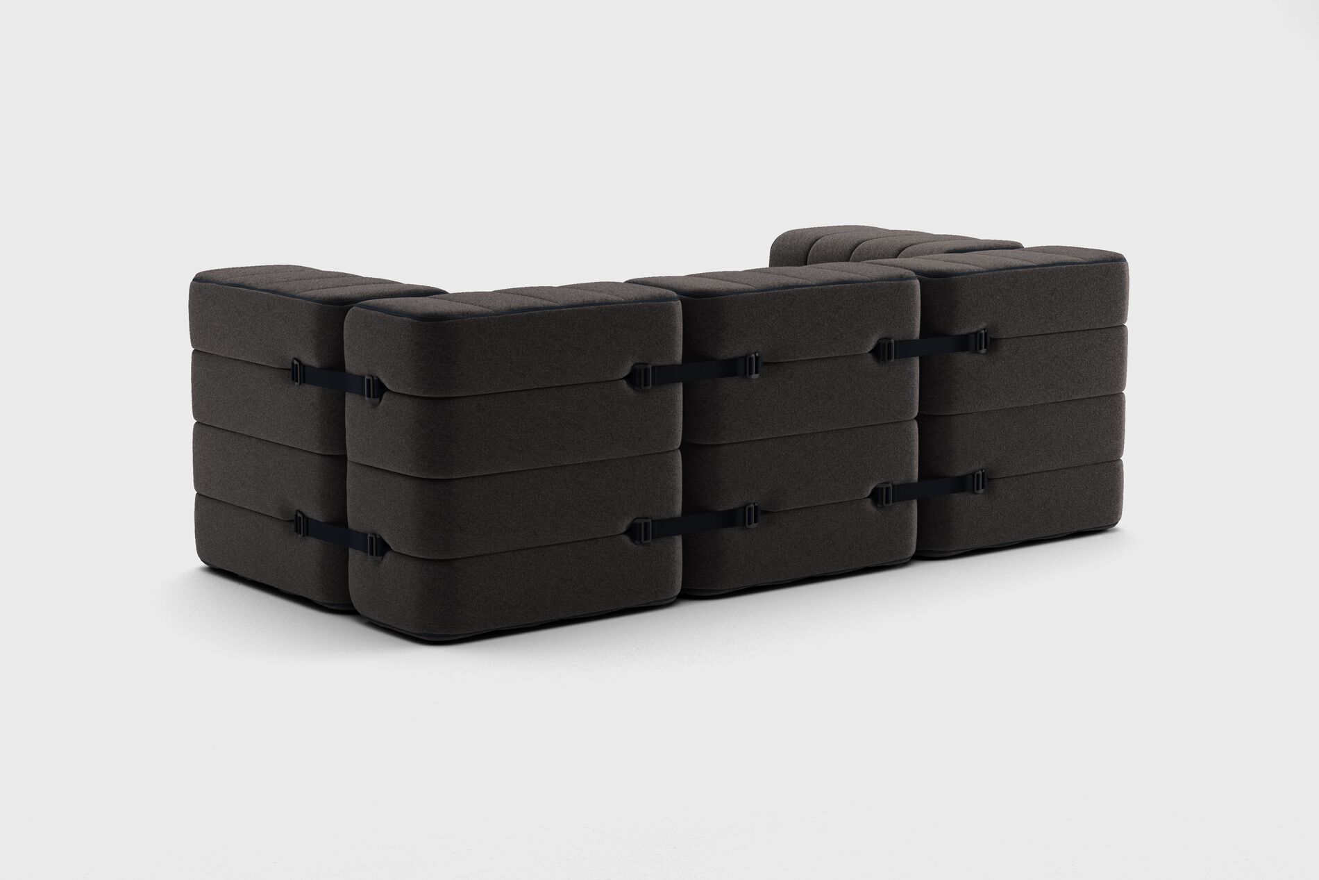 2-местный модульный тканевый диван AMBIVALENZ Curt ARCH-00014104 - Вид №2