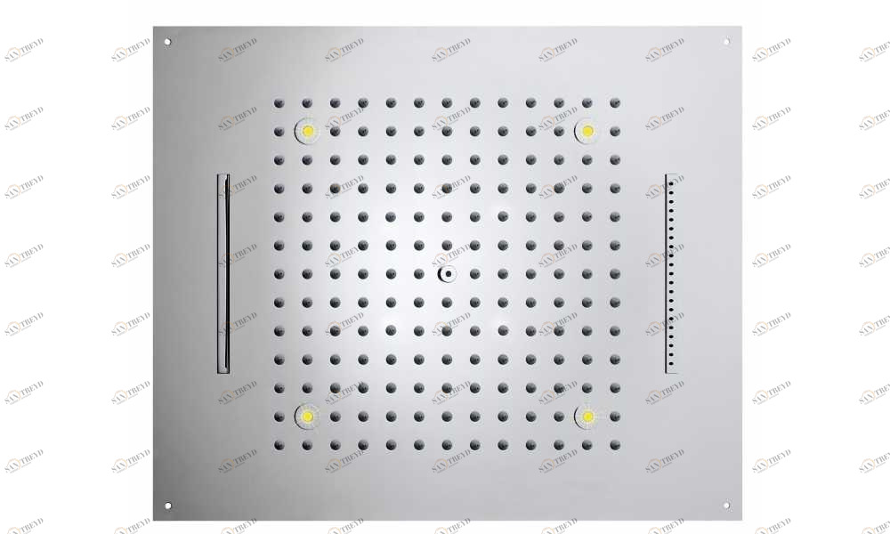 H38907 Потолочный & настенный душ Dream 3 Sprays - RGB CROMOTHERAPY BOSSINI 