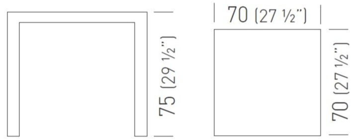 GABER Квадратный садовый стол из compactop® sun-id-1404710 - Вид №2