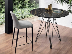 Фиксированный высокий стол с керамическим верхом