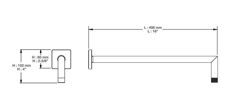 Набор термостатических встраиваемых ванн с ручным душем BARIL PRO-2915-95 ARCH-00094072 - Вид №5
