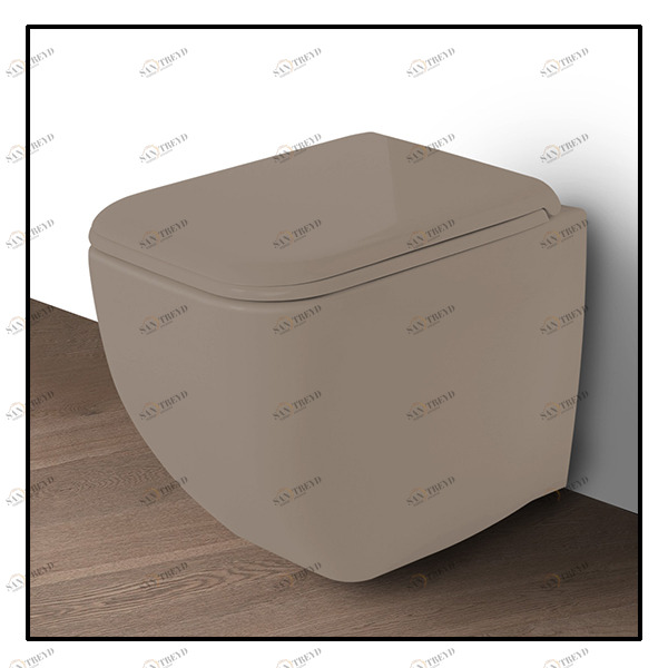 SHCOVAKTRAV Приставной унитаз напольный Бежевый Ceramica Cielo SHUI Comfort Италия