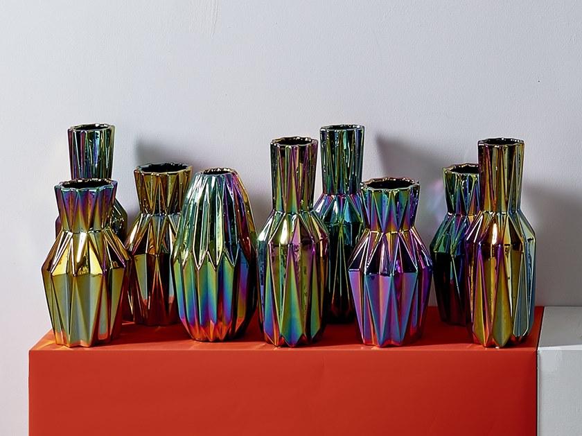 Pols Potten Ваза из глазурованного керамогранита Oily sun-id-1487538 - Вид №9