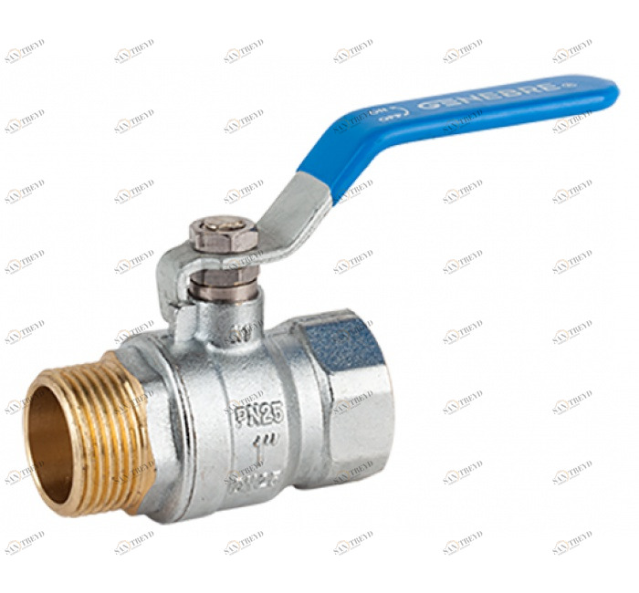 GENEBRE 3034 02 Шаровой кран (синяя ручка) 