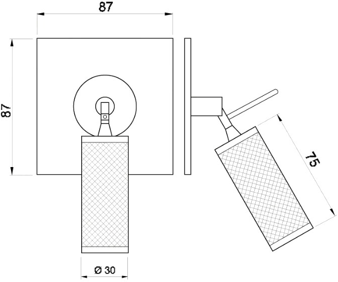FEDE Регулируемая светодиодная лампа для чтения Twenty Fdf02001-2-2 - Вид №2