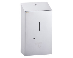 DSP502 Бесконтактный автоматический дозатор пенного мыла STELLA AUTOMATIC для одноразовых картриджей 1000 г, полированная сталь Merida