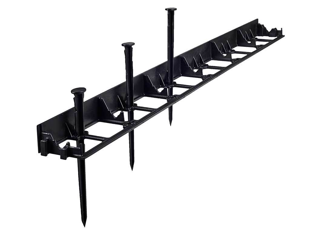 Пластиковый бордюр 78 мм, длина 1 м ГеоПластБорд GPBST-47 - Вид №18