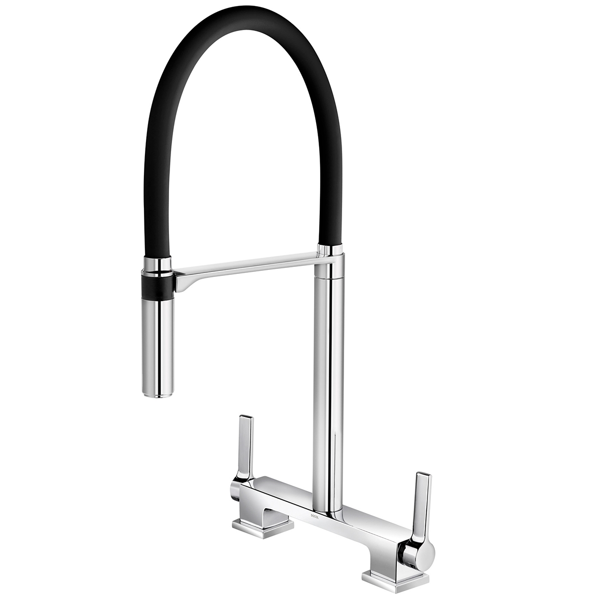 00738757 Красный кухонный смеситель с высоким изливом Docol DOC