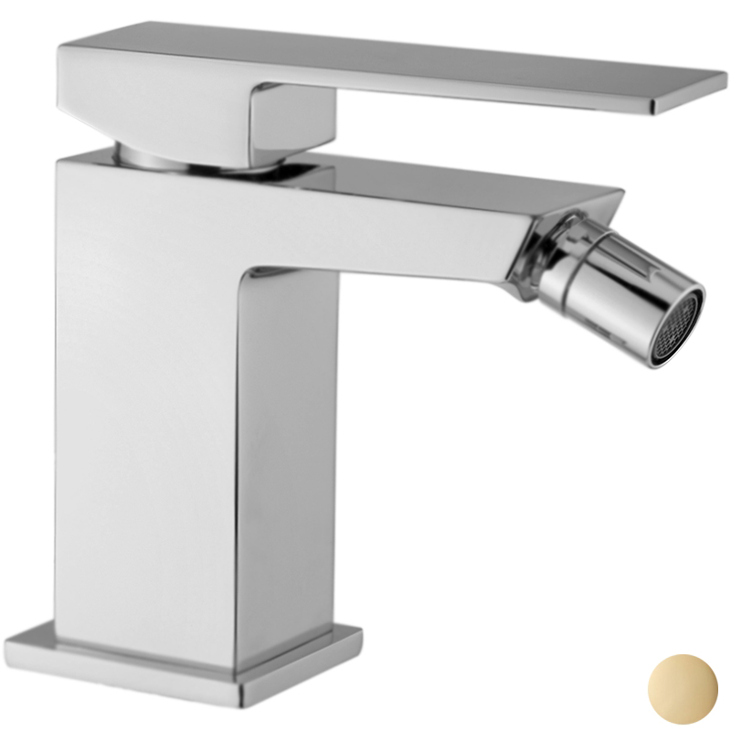 PE840102010 Смеситель для биде , золото Webert Pegaso