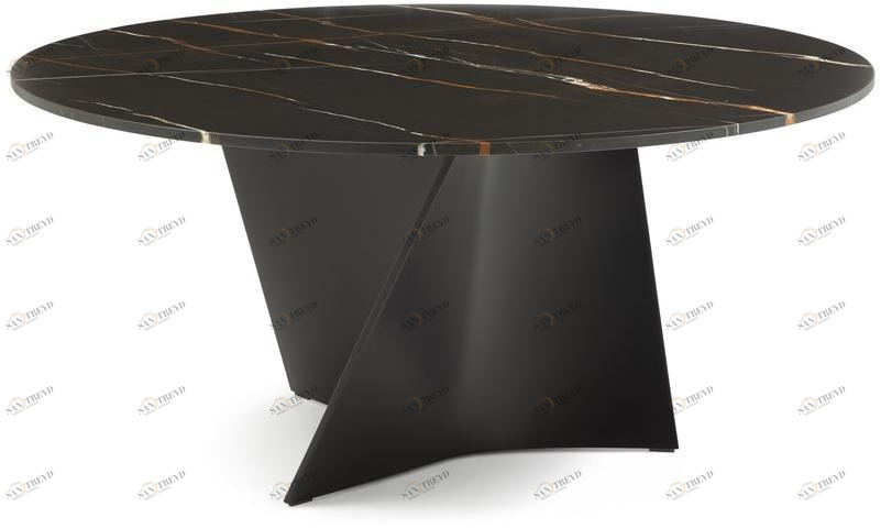 Zanotta Круглый мраморный стол Elica sun-id-1508906