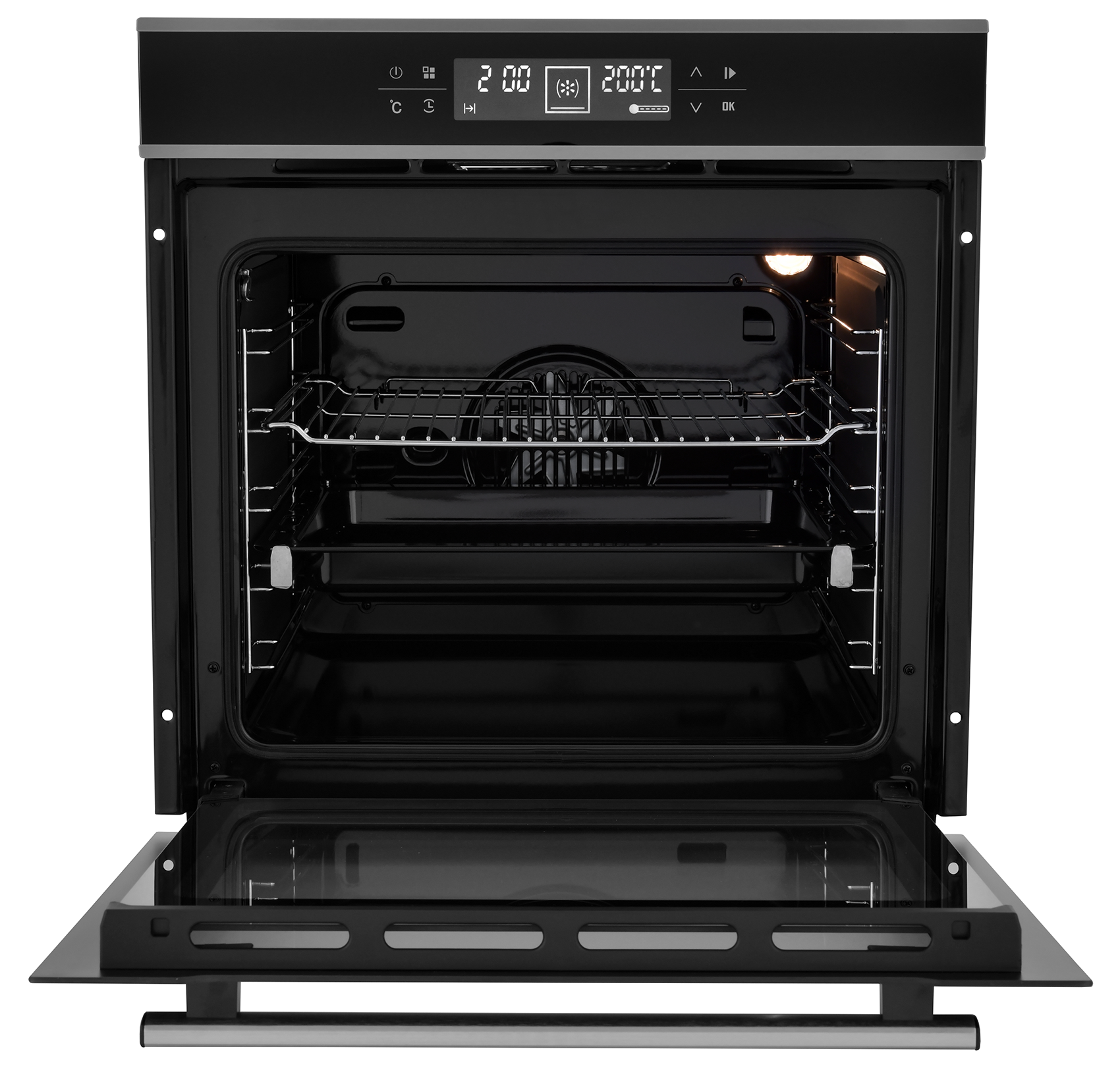 5361901 Электрический духовой шкаф ZUGEL ZOE601X черный STDN-0104222 - Вид №1