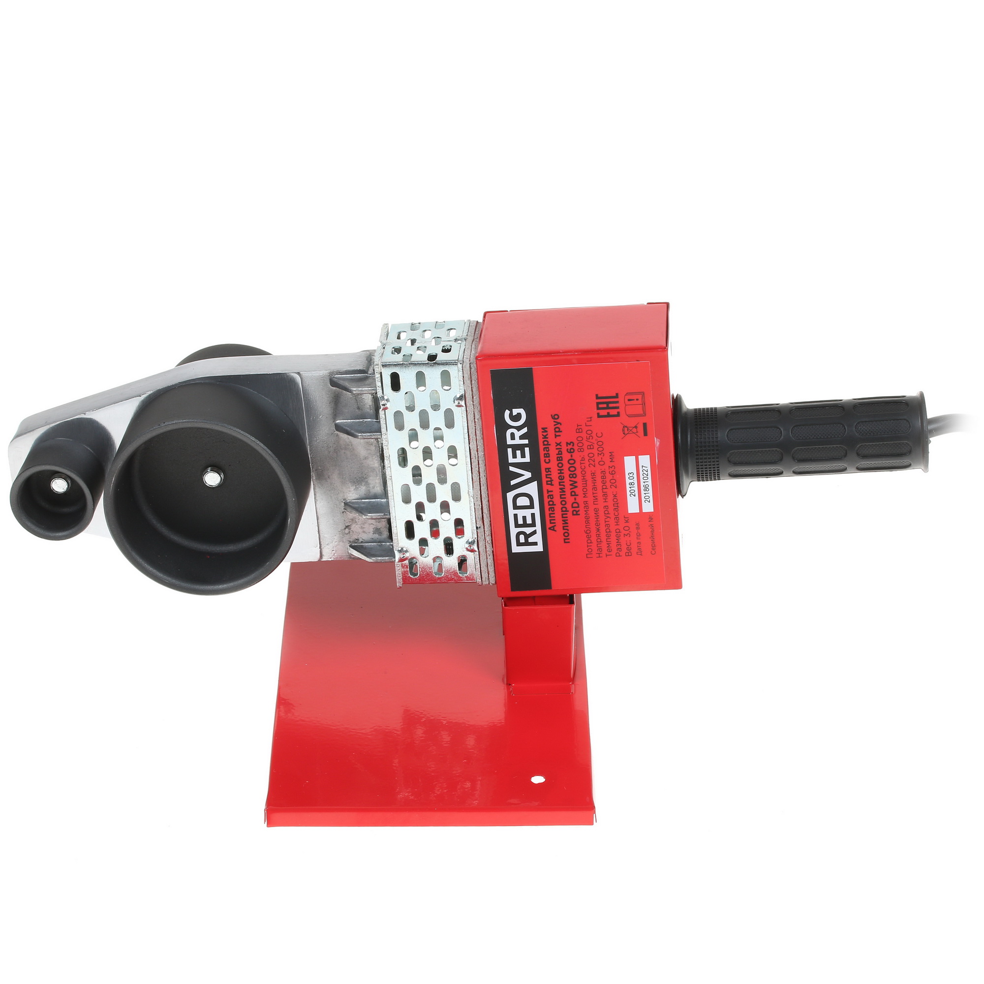 Сварочный аппарат для полипропиленовых труб RedVerg RD-PW800-63 8106665 STDN-0069473 - Вид №2